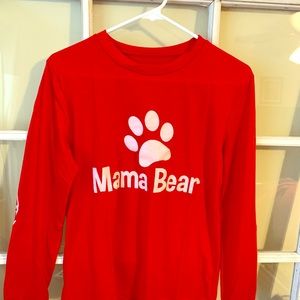 Mama bear long sleeved tee shirt